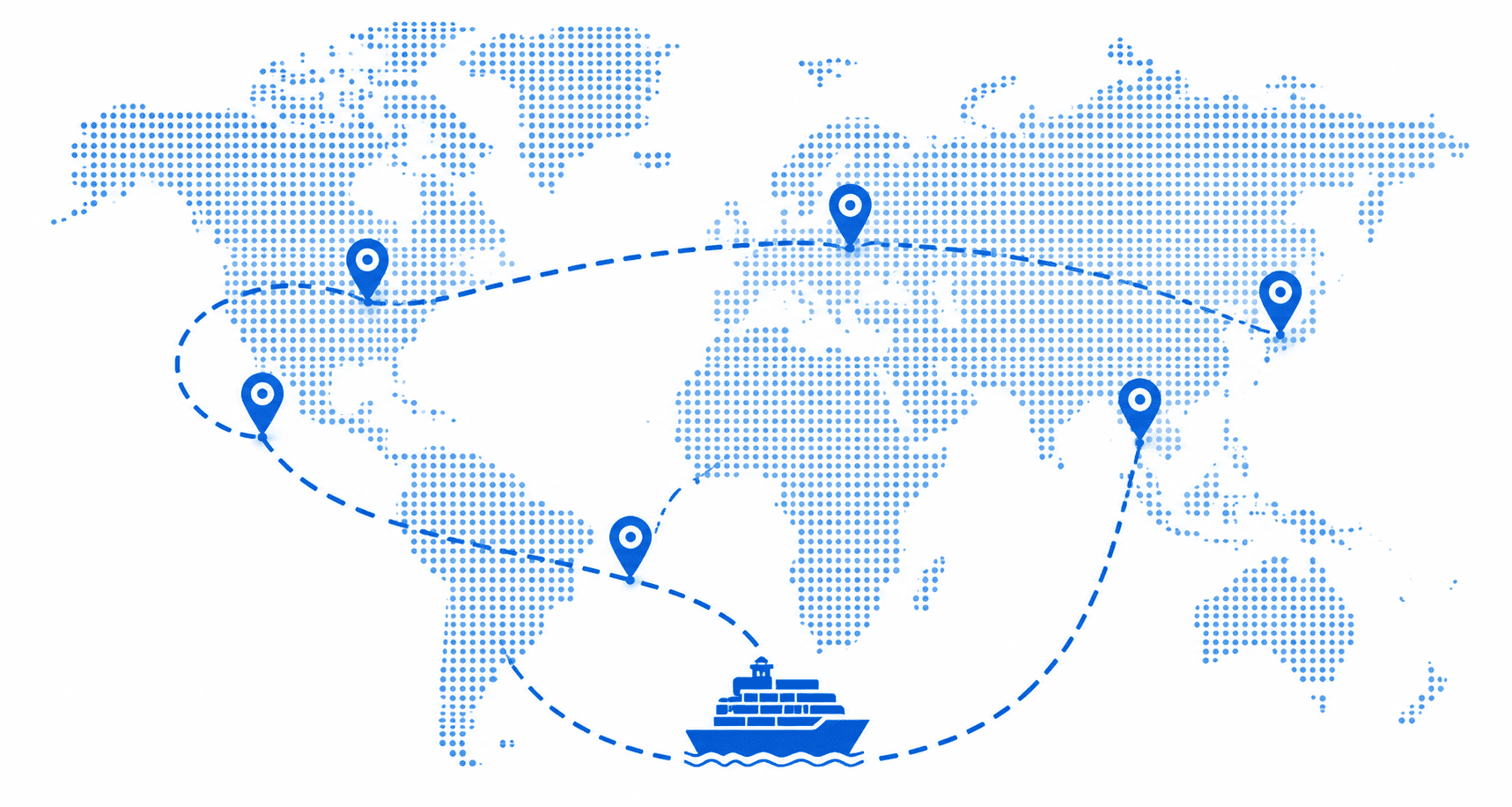 Export markets map